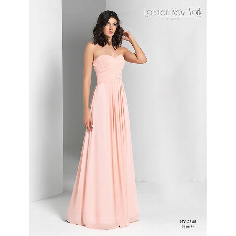 Robe de cocktail a bustier NY2565 marque Fashon New York collection 2022 chez Promesse Tenue pres de Marseille Vente robes de mariee et costumes de marie a Saint Mitre les
