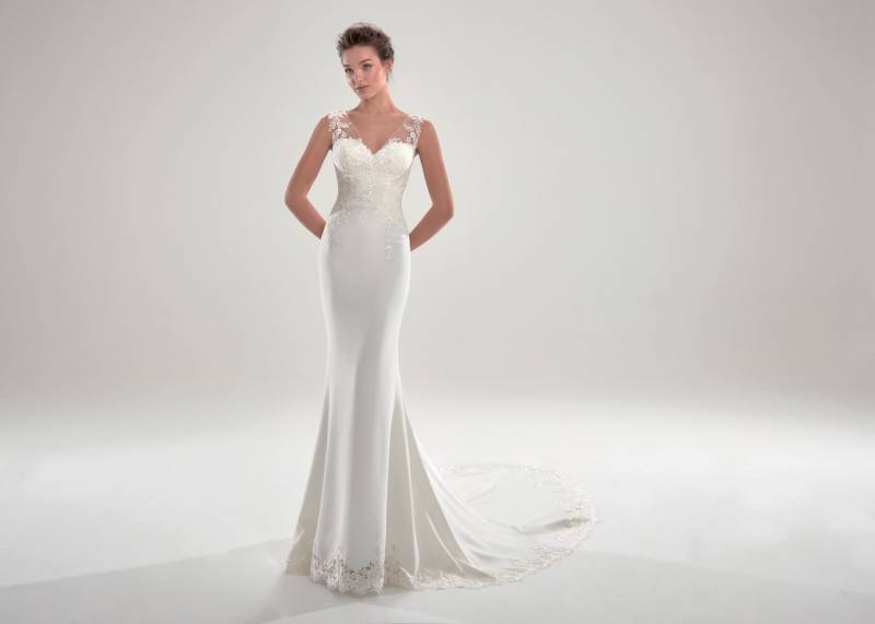 robe en crêpe AU2091