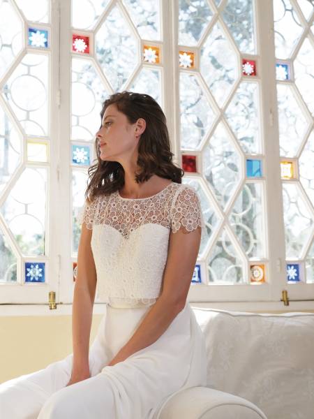 Robe fluide vue de dos 