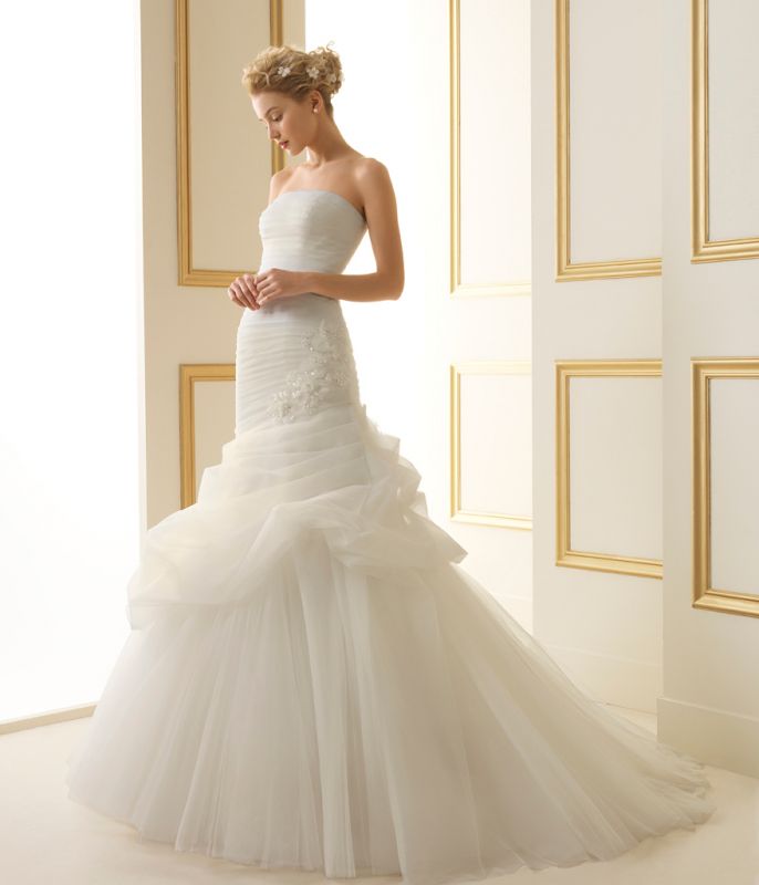 robe sirène en tulle
